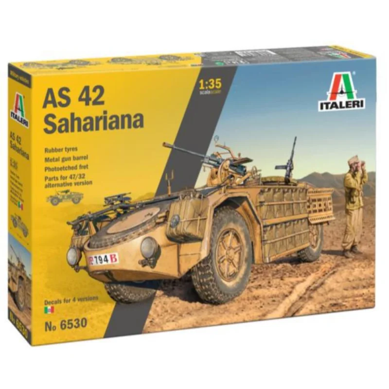 ITALERI: 1/35; AS 42 Sahariana Schaalmodel 