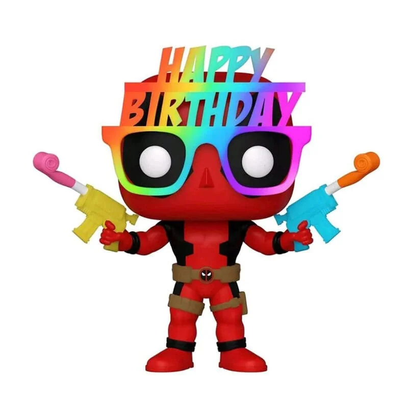 Deadpool POP! Marvel Vinyl Figure 30th Birthday Glasses Deadpool 9 cm Pop figur 