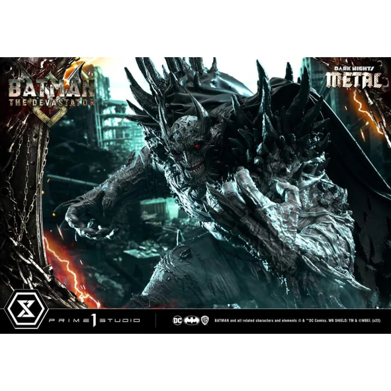 Dark Knights: Metal statuette 1/3 The Devastator Regular Version 98 cm