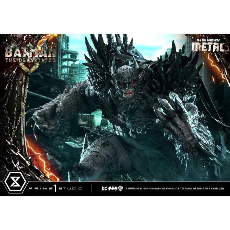 Dark Knights: Metal statuette 1/3 The Devastator Regular Version 98 cm