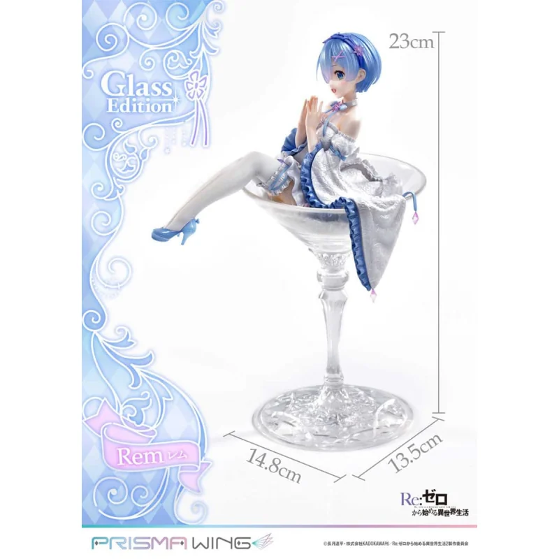 Re:Zero - Starting Life in Another World 1/7 Prisma Wing Rem Glass Edition 23 cm Prime 1 Studio