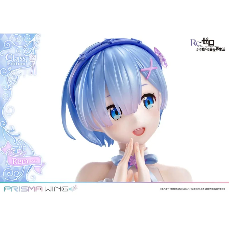 Re:Zero - Starting Life in Another World 1/7 Prisma Wing Rem Glass Edition 23 cm