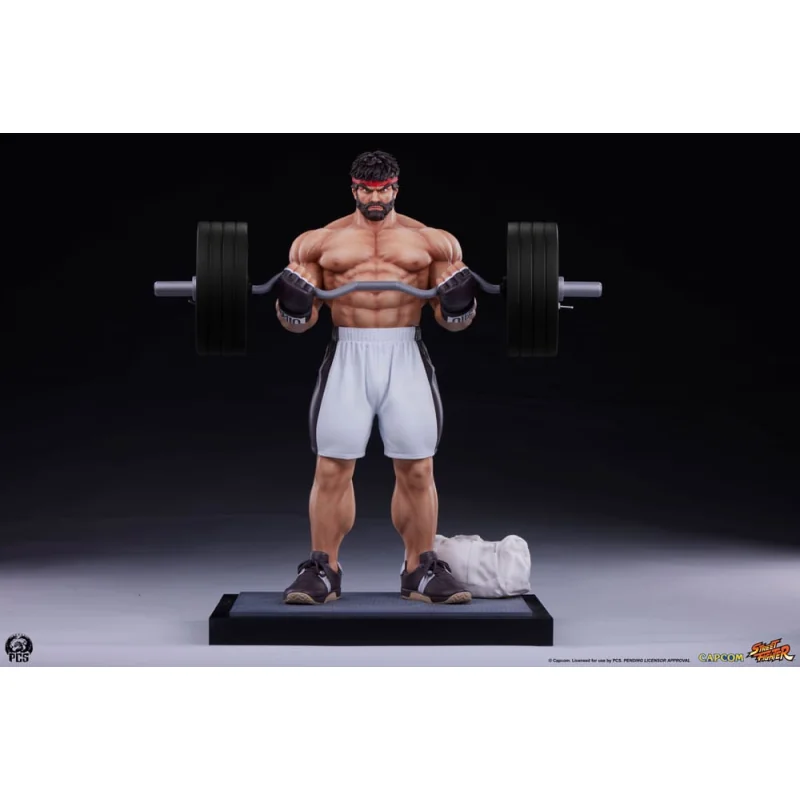 Street Fighter - Premier Series 1/4 Ryu Battle Edition: Powerlifting Beeldjes 