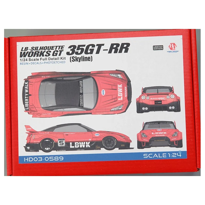 LB SILHOUETTE GT 35GT-RR SKYLINE Schaalmodel 