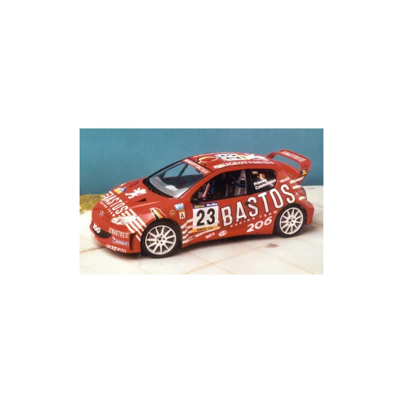 PEUGEOT 206 WRC BASTOS CATALUNIYA 2000 Miniatuur 