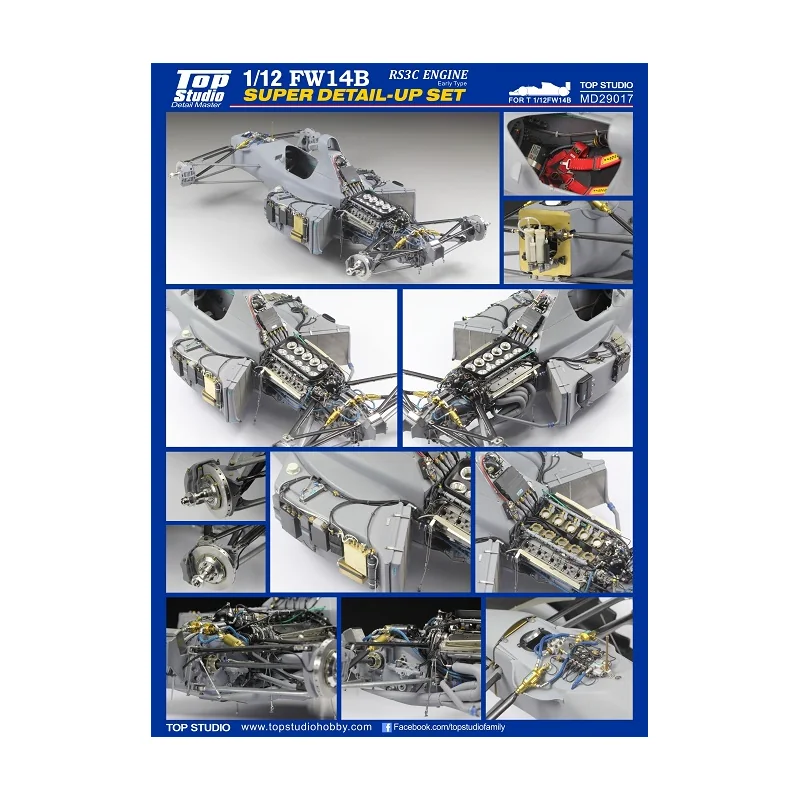 FW-14B ENGINE RS3C EARLY TYPE Detail kit 