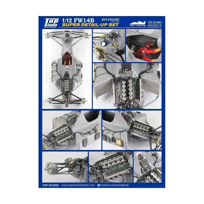 FW-14B ENGINE RS4 LATE TYPE Detail kit 