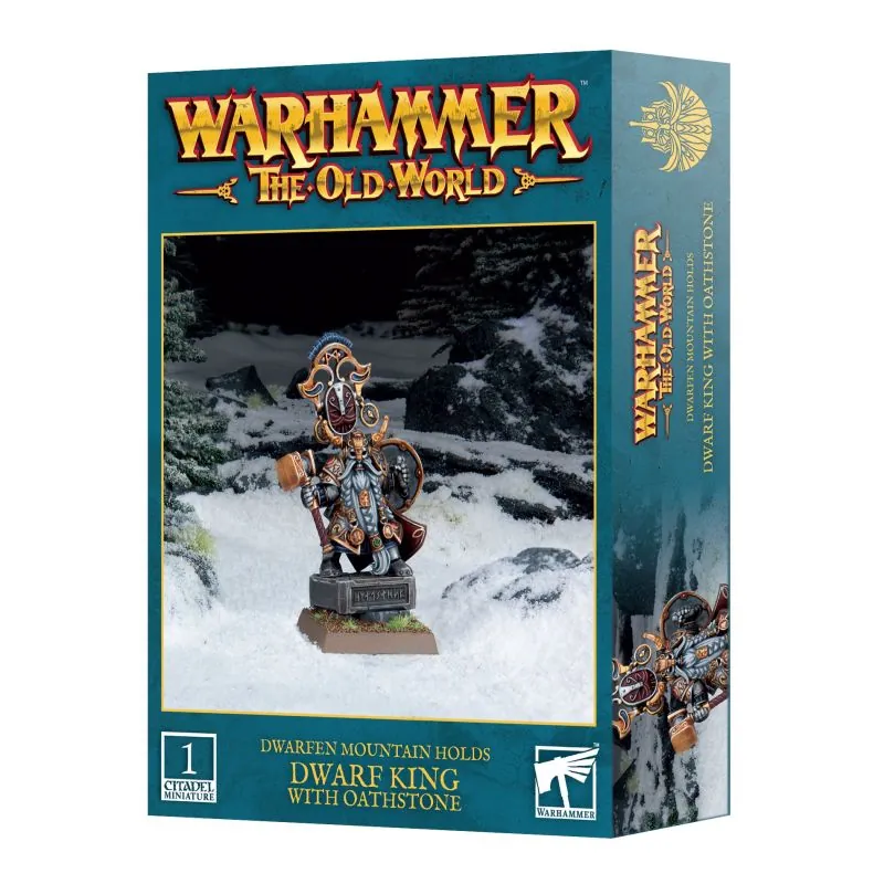 DWARFEN HOLDS: DWARF KING WITH OATHSTONE 10-16 