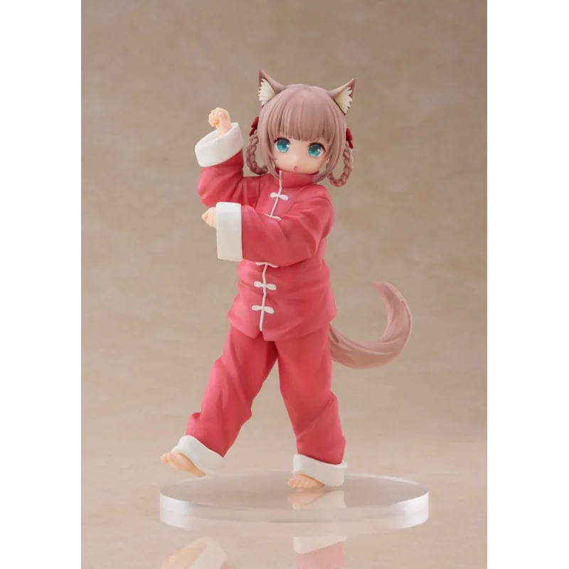 My Cat Is a Kawaii Girl statuette Palette Dress-Up Collection Kinako Nyang fu Ver. 15cm Figuurtje 