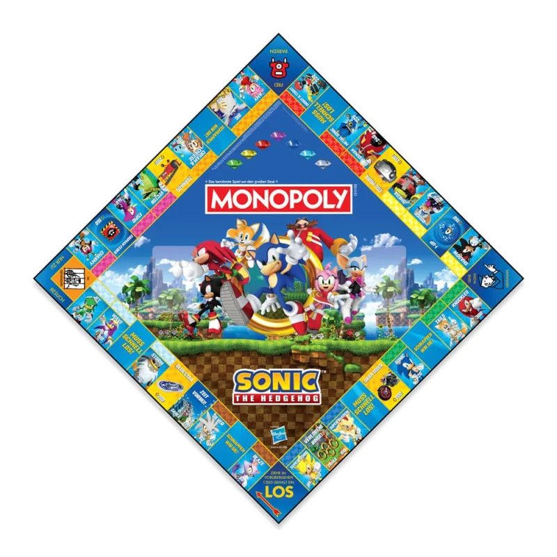 Monopoly board game Sonic the Hedgehog *GERMAN* Bordspellen