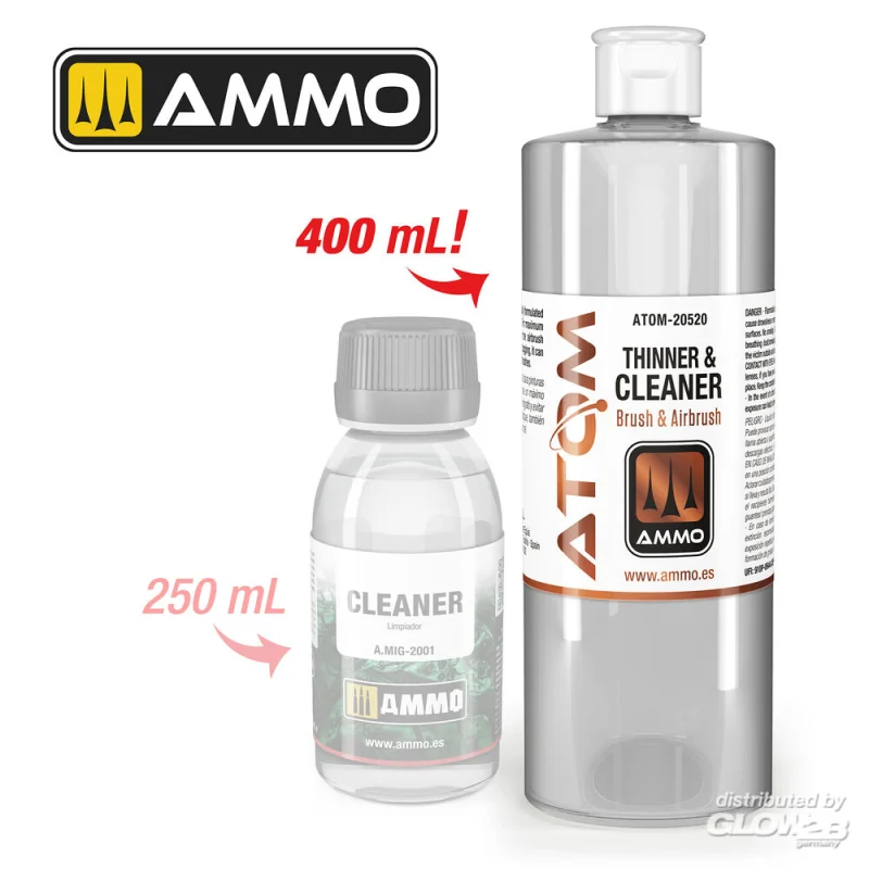 ATOM Thinner and Cleaner 400 mL Verdunner