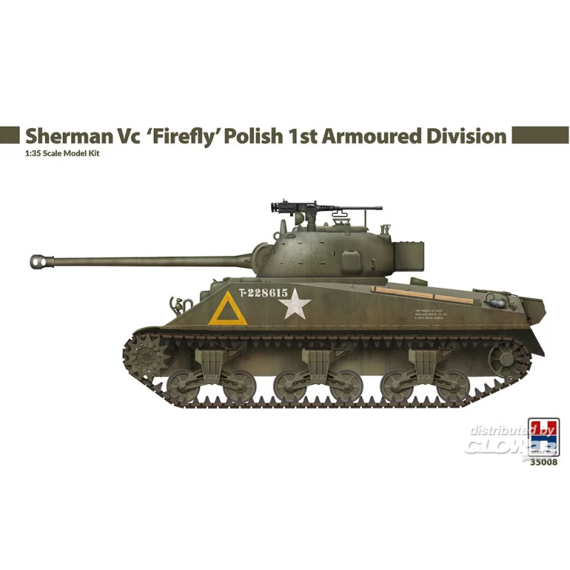 Sherman Vc 'Firefly' Polish 1st Armored Division Schaalmodel 