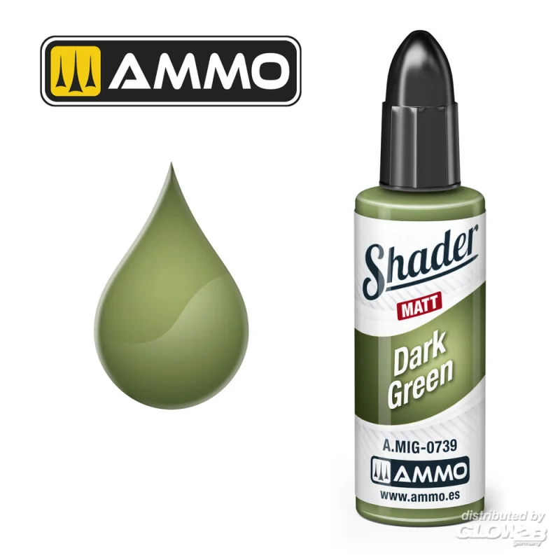 MATT SHADER Dark Green Acrylverf 