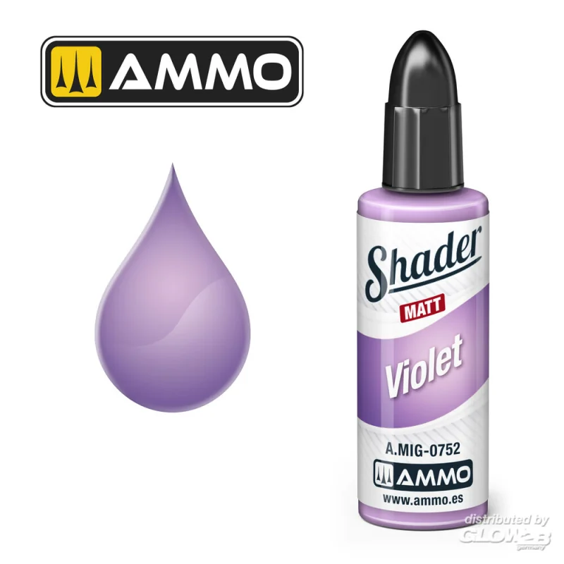 MATT SHADER Purple Acrylverf 