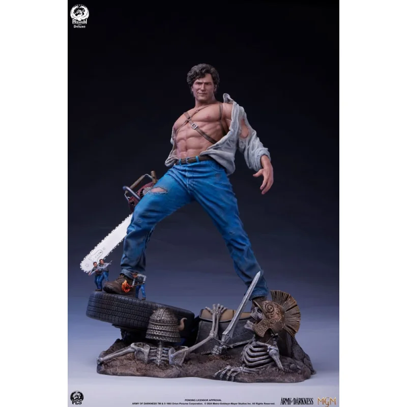 Army of Darkness figure Premier Series 1/4 Ash Deluxe Edition 53 cm