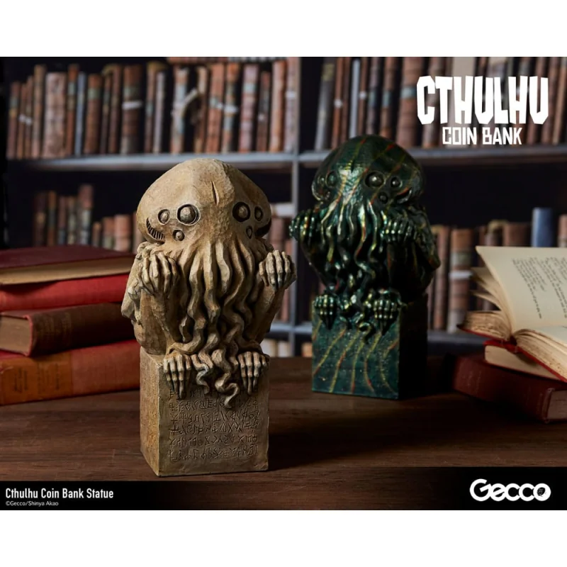 HP Lovecraft Cthulhu Mythos Cthulhu money box (Stone Color) 24 cm