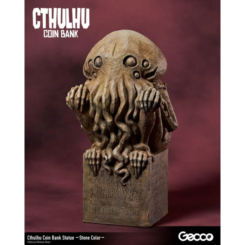 HP Lovecraft Cthulhu Mythos Cthulhu money box (Stone Color) 24 cm