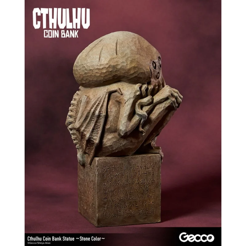 HP Lovecraft Cthulhu Mythos Cthulhu money box (Stone Color) 24 cm