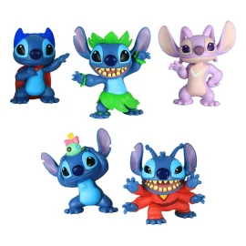 Lilo & Stitch pack 5 figures Stitch Collectible Figure Set 7 cm Figuurtje 