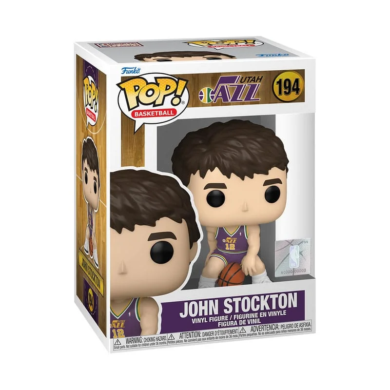 NBA Legends POP! Sports Vinyl Figure Utah Jazz: John Stockton (Rookie Season) Pop figuren