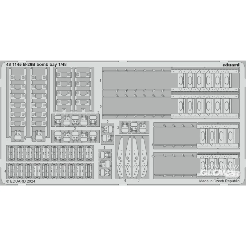 B-26B Marauder PART II ICM Supergedetailleerde kit voor v