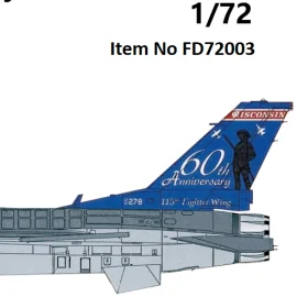 F-16C Wisconsin ANG 176th FS 60th Anniversary 