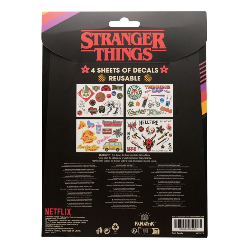 Stranger Things tech stickers Patches en stickers