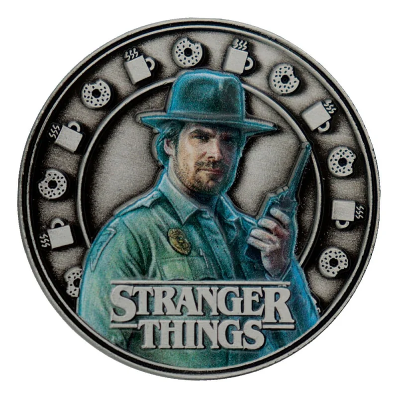 Stranger Things Eleven & Hopper Collectible Coin 4 cm Munten