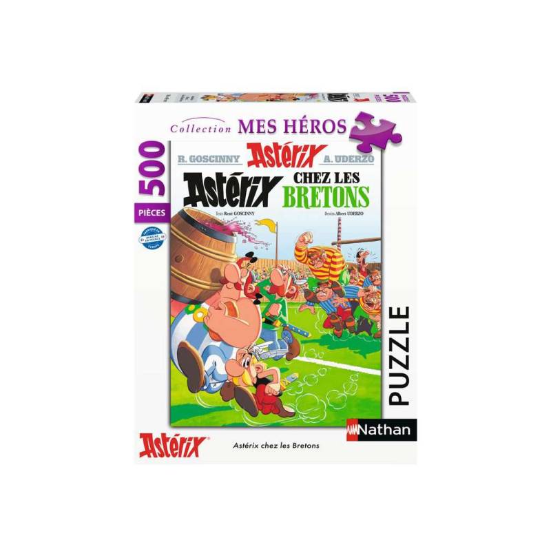 Puzzel Nathan puzzle 500 p - Asterix among the Bretons 