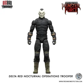 Operation: Monster Force action figure 1/12 Delta Red Nocturnal Operations Trooper 15 cm Figuurtje 