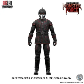 Operation: Monster Force action figure 1/12 Sleepwalker Obsidian Elite Guardsmen 15 cm Figuurtje 