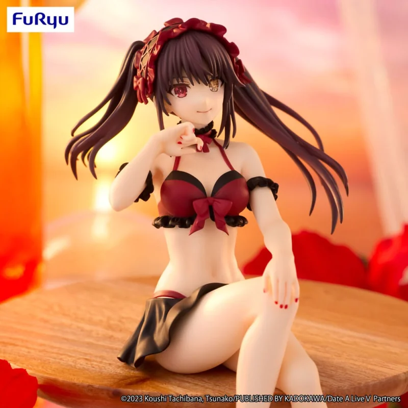 Date A Live PVC Statue Noodle Stopper Kurumi Tokisaki Swimsuit Ver. 15cm Figuren