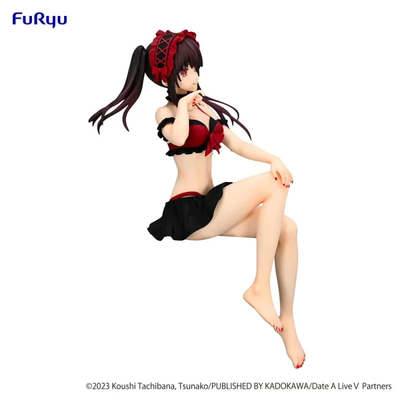 Date A Live PVC Statue Noodle Stopper Kurumi Tokisaki Swimsuit Ver. 15cm Furyu