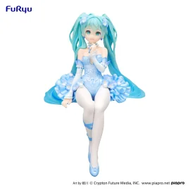 Hatsune Miku PVC statuette Noodle Stopper Flower Fairy Nemophila Pail Blue Color Ver. 15cm Figuurtje 