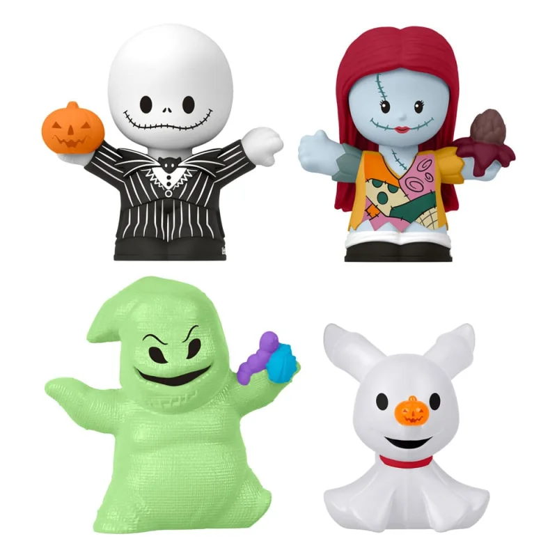 The Nightmare Before Christmas Fisher-Price Little People Collector 7 cm Minifigures 4-Pack Figuurtje 