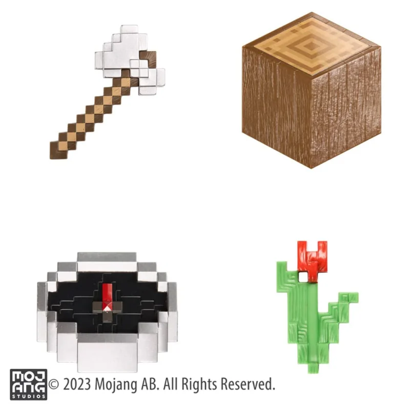 Minecraft Forest Loot Chest 10cm Replica's: 1:1