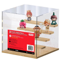 Evoretro Acrylic Display Case 30cm With 4 Step Staircase Sokkels en vitrines