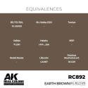 Earth Brown FS 30099 17 ml. Acrylverf voor modelbouw