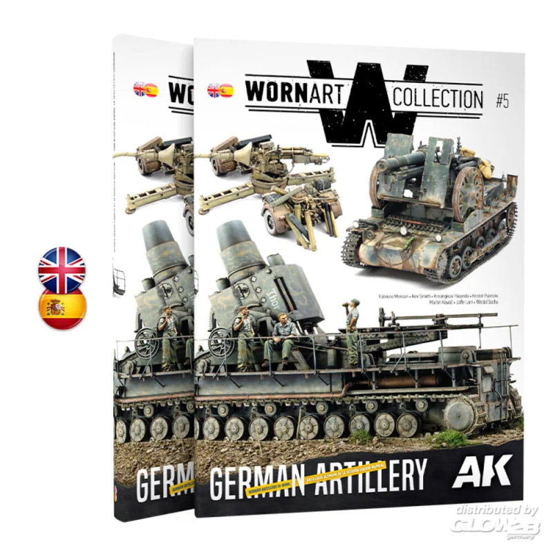 WORN ART 05 GERMAN ARTILLERY - Bilingual Boek 