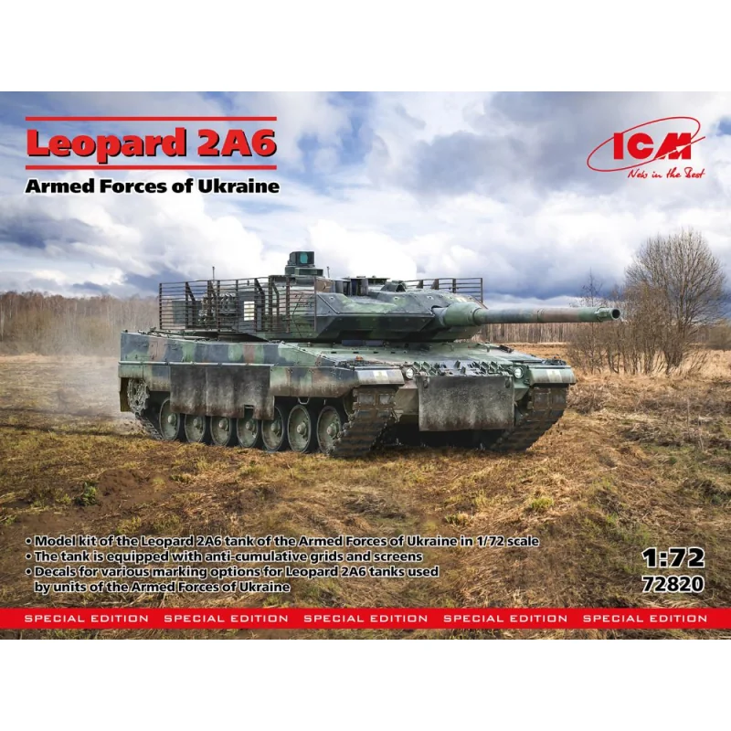 Leopard 2A6 Armed Forces of Ukraine AUGUST RELEASE!!! Schaalmodel 