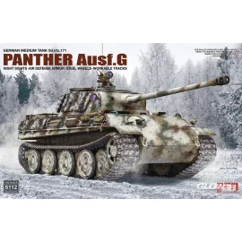 Panther Ausf. G w/ Night Sights, Air Defense Armor, Steel Wheels, Workable Tracks Schaalmodel 