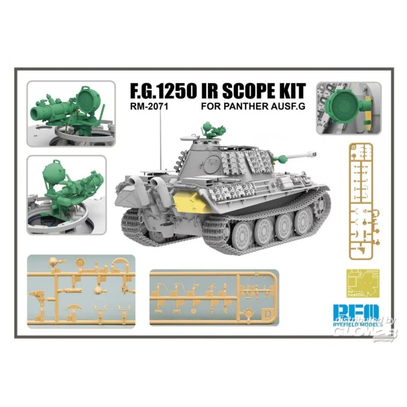 FG1250 IR Scope Kit For Panther Ausf.G Schaalmodel 