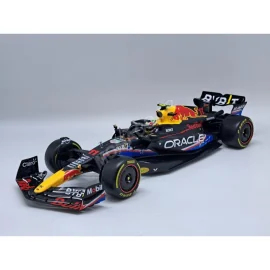 RED BULL F1 RB19 TEAM ORACLE RED BULL RACING 11 SERGIO PEREZ GRAND PRIX AUSTIN 2023 4TH Miniatuur 