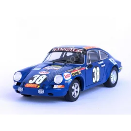 PORSCHE 911 S 38 RENE MAZZIA / JURGEN BARTH 24H DU MANS 1971 8TH Miniatuur 