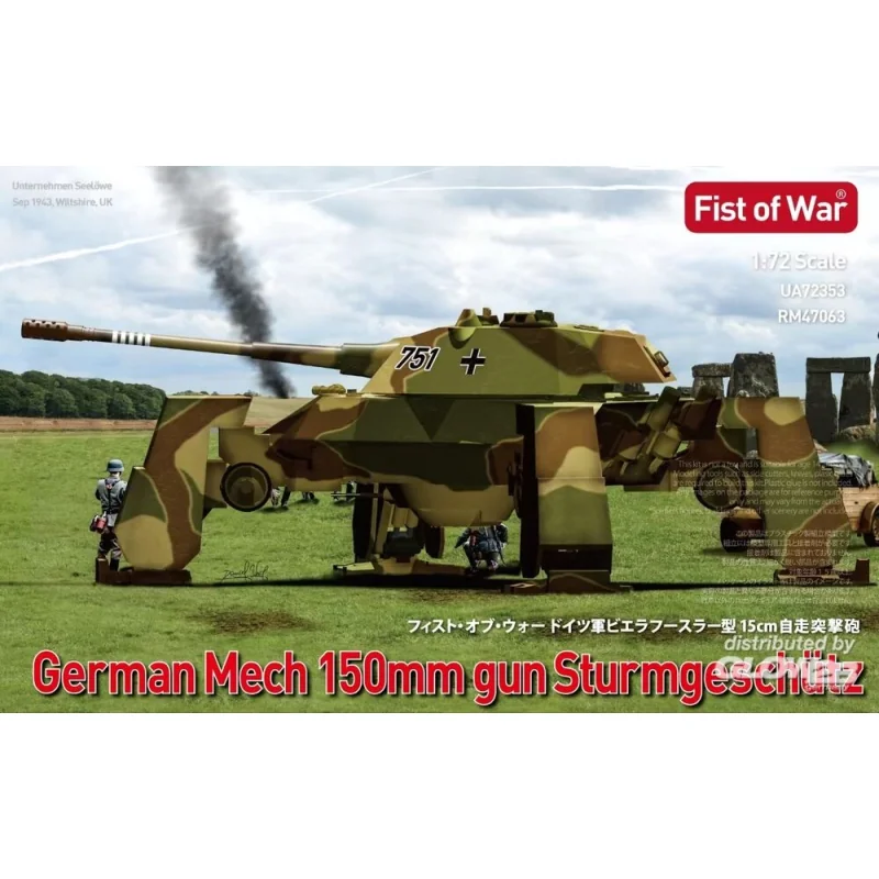 German e75 Mech 150 STUG Miniatuur 