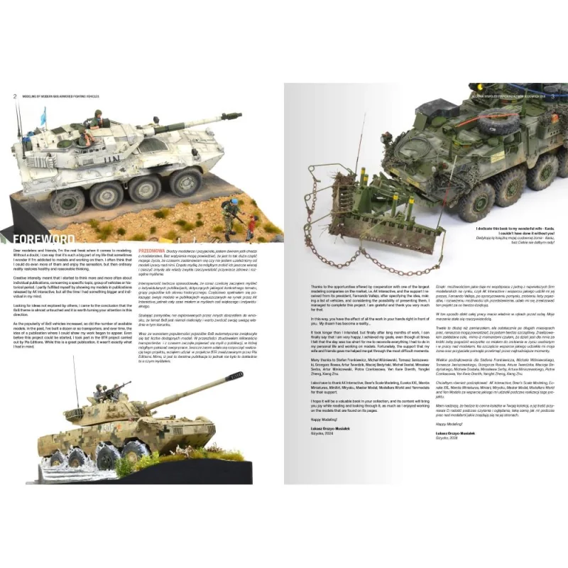 AK INTERACTIVE: Modeling Modern Armored Fighting 8x8 Vehicles Bilingual EN-PL. Bilingual English-Polish. 176 pages. Semi-hard co