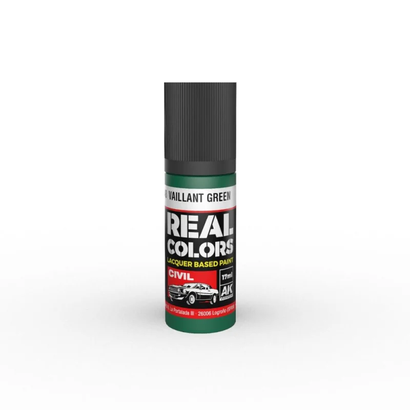 AK INTERACTIVE: Real Colors Vaillant Green 17 ml. Acrylverf 