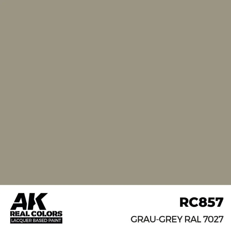 AK INTERACTIVE: Real Colors Grau-Grey RAL 7027 17 ml. Acrylverf voor modelbouw