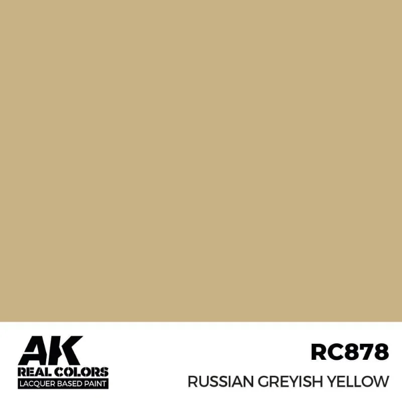 AK INTERACTIVE: Real Colors Russian Greyish Yellow 17 ml. Acrylverf voor modelbouw