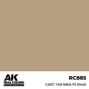 AK INTERACTIVE: Real Colors CARC Tan 686A FS 33446 17 ml. Acrylverf voor modelbouw